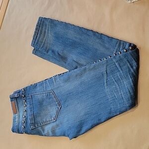 Blank NYC, Size 27, Skinny, Studded 5 Pocket Jeans, Gently Used Condition